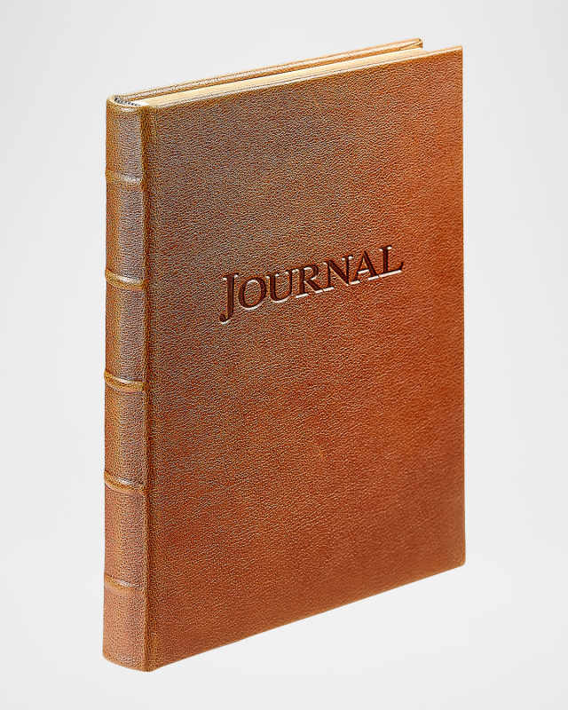 9" Leather Hardcover Journal